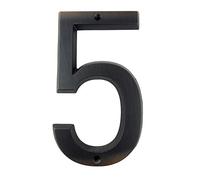 HASWARE Plaque de numéro de maison 6 pouces (15 cm) Style vintage fini bronze vieilli Numéros de porte Plaque de signalisation Numéros d'adresse du domicile de la rue, alliage de zinc (5)