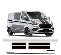 HASWEX Autocollants latéraux de porte arrière de capot de voiture, pour Ford Transit Tourneo, camping-Car personnalisé, autocollants en vinyle de Sport, accessoires de réglage automobile 6 pièces/lot