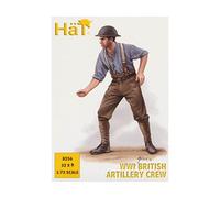 HaT 8256 WW1 British Artillery Crew 1:72 Plastic Figures