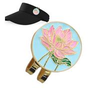 Hat Clip Ball Markers Golf - Metal Magnet 3.2x2.6cm | Small Flower