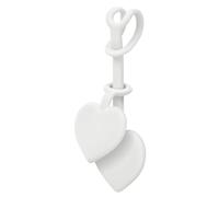 Hat Clip Holder, Travel Bag Magnet Hook, 1.5x5.24 inches Heart Shape with Strong Clamp Lock System, Sturdy Metal Grip Accessory Design, Hands Free Bag Charm for Luggage Carry Use