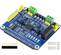 HAT d'extension RS485 isolé à 2 canaux pour Raspberry Pi 4B/3B+/3B/2B/Zero/Zero W, avec double puce SC16IS752+SP3485 convertisseur SPI en RS485 Taux de données jusqu'à 921600bps circuits intégrés multi-protection