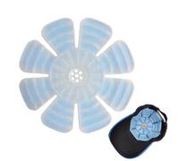 Hat Ice Pack - 9.92x9.92 Inches, Foldable Gel Cooling Pack | Leak-Proof Head Ice Packs For Hats, Portable Cooling Solution For Fishing, Outdoor Activities, Sports, Sun Relief, Heat Comfort