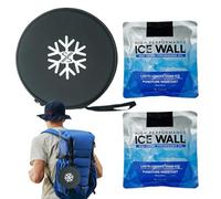 Hat Ice Pack, Reusable Helmet Cooling Insert, Flexible Gel Chill Pad, Quick-Freezing Head Cooler Liner, Outdoor Heat Accessory for Cycling, Summer Activity Comfort