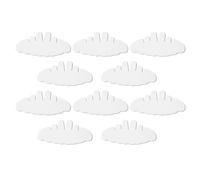 Hat Liners Sweat Protection, 10Pcs Felt Sweat Absorbing Inserts for Caps Helmets Hats, Moisture Control Headband for Sports Fishing Hiking Running Outdoor Use by Men Women