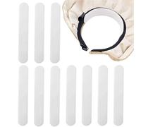 Hat Sweat Liner 10 Pack Adhesive Absorbing Strips, And Neck Guard Pads