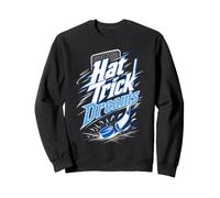 Hat Trick Dreams Maillot Hockey sur Glace Rondelle Crosse Sweatshirt