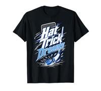 Hat Trick Dreams Maillot Hockey sur Glace Rondelle Crosse T-Shirt