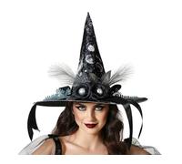Hat Witch Black Adults Costume Accs NEUF