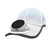 Hat with Fans Solar Power, 3-Speed Wide Brim Sun Blocking Headwear