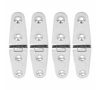 Hatch Hinge Hinge Marine Hatch Hinge 316 en acier inoxydable Proof robuste Put Easy Installer Hinge For Yachts Fibre-Glass Yachts 4pcs (103 mm*27 mm)