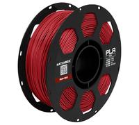 HATCHBOX Filament PLA PRO+ pour imprimante 3D, précision dimensionnelle +/- 0,03 mm, bobine de 1 kg, 1,75 mm, rouge fer