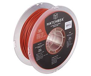 HATCHBOX Magic Stone Filament PLA pour imprimante 3D, précision dimensionnelle +/- 0,03 mm, bobine de 1 kg, 1,75 mm, rouge brique