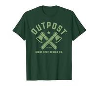 Hatchet Logo - Outpost Scouting Gear by Giant Step T-Shirt