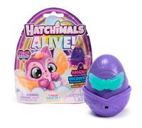 Hatchimals Alive, Neon Rainbow, Set de 1 Figurine Surprise Blind Box (Les Styles Peuvent Varier), œuf Qui révèle la Couleur