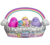 Spin Master Figurines Hatchimals Panier 6 œufs, 4 accessoires, à faire éclore à l'eau