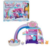 HATCHIMALS ALIVE - Playset Hatchi-Nurserie - Univers De Jeu Pour Figurines - 4 Oeufs 4 Figurines À Collectionner & 13 Accessoires - A Faire Eclore Avec De L'Eau - Thème Bébé - Jouet Enfant 3 Ans et +