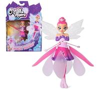 HATCHIMALS - FÉE VOLANTE - PIXIES CRYSTAL FLYERS - Fée Volante Magique Qui S'illumine - À Diriger Avec La Main - Couleur Rose Violet Blanc - Jouet Enfant 5 Ans Et +
