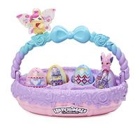 HATCHIMALS - PANIER 6 OEUFS FAMILLE SURPRISE HATCHIMALS - Panier 6 Figurines Hatchimals à Collectionner Famille Lapin - Transport facile - Thème Famille - 6064455 - Jouet enfant 5 Ans et +