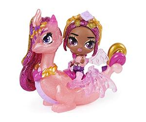 Hatchimals Pixies Riders Crystal Charlotte Pixie et Draggle Figurine de collection et créatures fabuleuses pour l'équitation et de nombreuses surprises