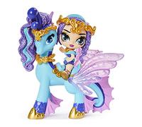 HATCHIMALS Pixies Riders Lagoon Lily Pixie et Seastallion Figurine de Collection et créatures Fabuleuses pour l'équitation et de Nombreuses Surprises