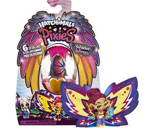 Hatchimals - Pixies Wilder Wings Saison 9 - Fée avec Figurines à Collectionner Et avec Ailes Magiques - Jouet Enfant 5 Ans et + - 6059069 - Modèle aléatoire