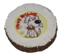 Hatchwells de gâteau d'anniversaire pour Chien - 10,2 cm de diamètre x 1,9 cm d'épaisseur