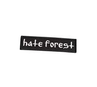 Hate F0REST Ukraine Nokturnal Mortum Folk Metal Black Doom Punk Rock Death Thrash Drudkh Mayhem Ildjarn Applique à repasser brodé