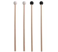 Hatem 2 Paires de Baguettes en Caoutchouc PièCes D'Instruments à Percussion Xylophone/Marimba Maillets Marteau -3 TêTe en Caoutchouc