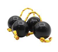 Hatem 2 Paires Kashaka Aslatua Shaker Aslatua Shaker Africain Aslatuas Rhythm Balls Aslatuas Instrument Rhythmic Ball