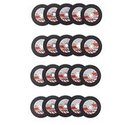 Hatem 20 Pièces 75mm Mini Disque de Coupe Circulaire Résine Meule pour 10mm Alésage Meuleuse D'Angle Bois Carrelage Disque de Coupe Outil Électrique