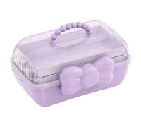 Hatem BoîTes de Rangement pour Accessoires de Cheveux pour Enfants Colliers Bandeaux ÉPingles à Cheveux et NœUds Bureau Pliable Rangement Anti-PoussièRe-B