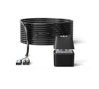 Hatem Lumière LED pour Ordinateur de Bureau, Commutateur de Carte Mère PC, Câble D'Extension de Bouton d'alimentation de Démarrage Externe pour Bureau à Domicile, 10 M, Noir, Facile à Utiliser