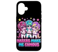 Haters Make Me Famous Emo Coque pour iPhone 16