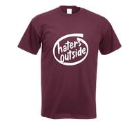 Haters Outside T-Shirt Imprimé Funshirt Design Impression