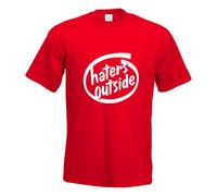 Haters Outside T-Shirt Imprimé Funshirt Design Impression