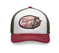 Hatfield Casquette Homme & Femme, Casquette Trucker Rodeo, Ajustable par Snapback, Blanc Taille TU