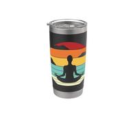 Hatha Asanas Kundalini Ashtanga professeur de yoga Gobelet isotherme en acier inoxydable double paroi