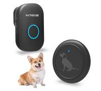 Hathever Sonnette pour chien pour apprentissage de la propreté, sonnette sans fil fonctionnant à 300 m avec bouton tactile étanche IP65, 32 mélodies et 4 modes de notification