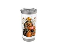 Hathor Bubblegum Queen Déesse égyptienne Baddie Esthétique Gobelet isotherme en acier inoxydable double paroi