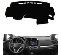HATHWAY Convient pour Honda Jazz 2014-2019 LHD, couverture de tableau de bord de voiture, couverture de tableau de bord anti-rayures couverture de tableau de bord intérieur, protection solaire
