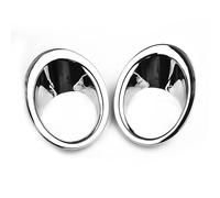 HATHWAY Convient pour Nissan Qashqai Dualis J10 2010-2013, 2 pièces garniture de couvercle de phare antibrouillard avant chromé, garniture d'accessoires extérieurs (argent)