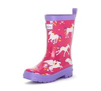 Hatley Bébé Fille Regenstiefel Printed Wellington Rain Boot Bottes de Pluie, Einhörner-Rainbow Unicorns, 20 EU