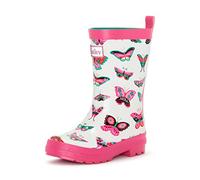 Hatley Bébé Fille Regenstiefel Printed Wellington Rain Boot Bottes de Pluie, Schmetterlinge-Groovy Butterflies, 20 EU