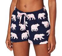 Hatley Boxer de Pyjama Bas, Ours à Carreaux Roses, X-Small Femme