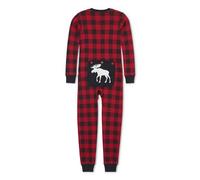 Hatley Ensemble Pyjama Unisexe Union Suit, Motif Carreaux, XS