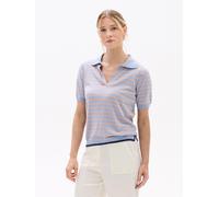 Hatley Hatley Blue Johnny Collar - Serenity Stripe Top