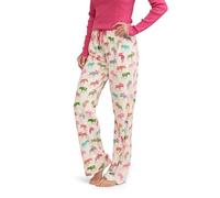Hatley Jersey Pajama Pants Bas de Pijama, Motif élan, Taille XS Femme