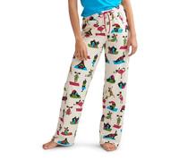 Hatley Cute Animal Jersey Pajama Pants Bas de Pijama, Yoga Bear, Grand Femme