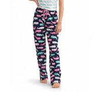 Hatley Little Blue House Jersey Pajama Pants Bas de Pyjama, Baleines Nautiques, S Femme